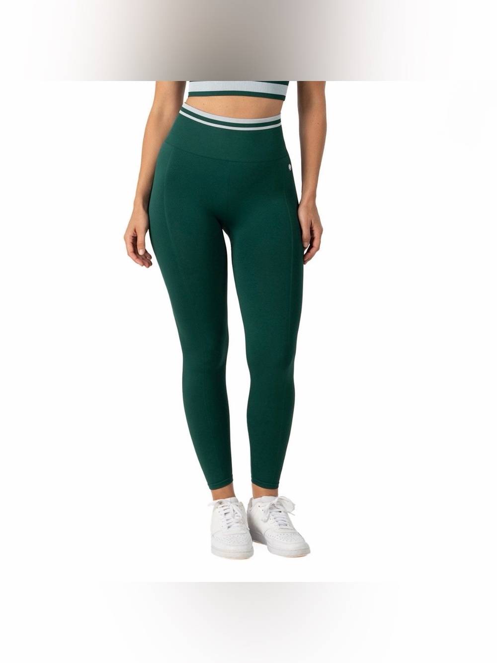 Penn High-Rise Forest Green Seamless Women’s Leggings, Size Large NWT